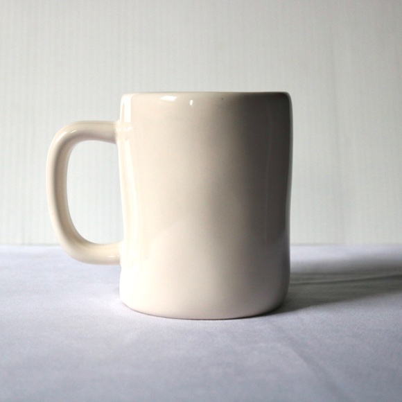 RAE DUNN Hello Spring Cream & Green Coffee Tea Mug Ceramic Collectible - Picture 2 of 4